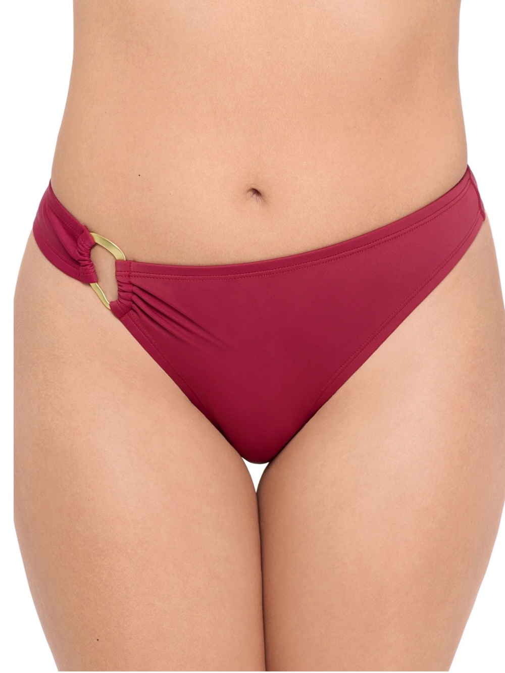 Sofia by Sofia Vergara Women's and Women's Plus Ring Side Bikini Bottom, Sizes L